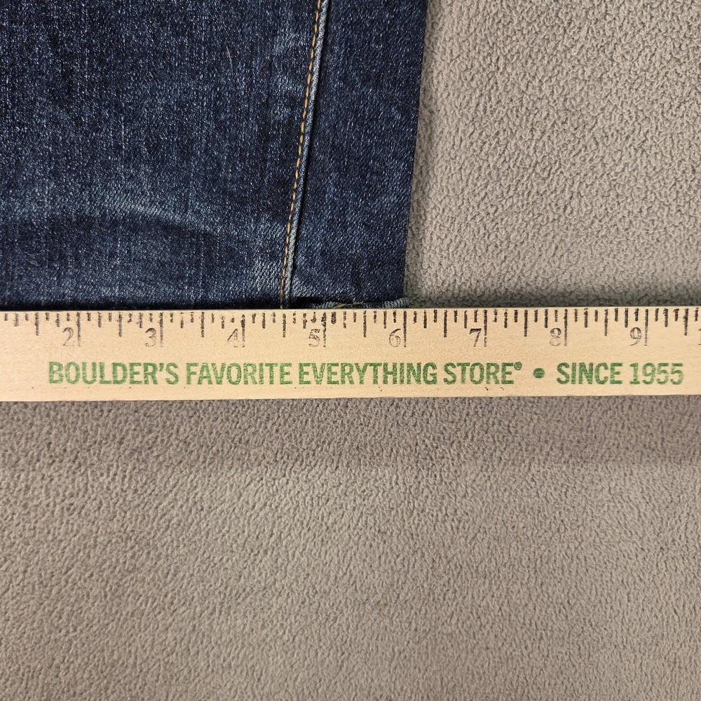 Selvedge Jeans Mens Blue Slim Skinny Stretch Distressed Fits 30x30 - Picture 11 of 15